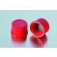 Screw cap, GL 45, PBT, with 2 silicone seals (double sided PTFE coated) with aperture (11,5 mm) for pH sensor, 