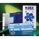 GLOVE N-DEX NITRILE POWD. 24CM-0,10MM S 