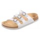 SANDALS FLORIDA WHITE SLIM S.43 