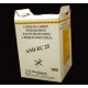 WASTE BOX 50L CARDBOARD WHITE LOW BAG 