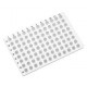 PLATE PCR REAL TIME HALF-SKIRTED WHITE 
