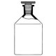 BOTTLE REAGENT 500ML NARROW CLEAR 