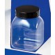 POWDER BOTTLE 500ML PVC TRANSP. 