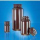 BOTTLE WM AMBER HDPE AMBER PP CAP 1000ML 