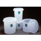 LARGE ROUND CONTAINER + COVER HDPE 15L 