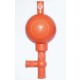 PIPETTE FILLER STANDARD RED RUBBER 