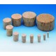 Cork stoppers, 14 x 17 x 22 mm high 