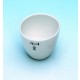 Porcelain crucibles,low form,cap. 25ml diam. 45 mm,height 28 mm 