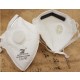 Respirator ZH3161V FFP2 NR, with valve, foldable with headband 