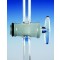 DURAN® Capillary-single way stopcocks, complete with grooved key, bore 1,5 mm, NS 10,