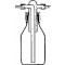 BOTTLE GAS WASHING 500ML 45GL SCREWCAP