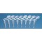 STRIP 8PCR TUBE 0.2ML PP DNA FREE DNASE