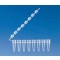 STRIP 8PCR TUBE 0.2ML PP CLEAR W/ CAP