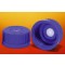 SCREW CAP W MEMBRANE PP GL45 BLUE