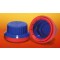 SCREW CAP TAMPER-PROOF GL45 F/BOTTLE BLU