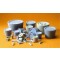STOPPER GREY BLUE 14X18XH20MM 2 HOLE 4,5