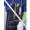 Plastic apron, PVC black, industry quality