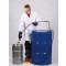 Solvent pump foot